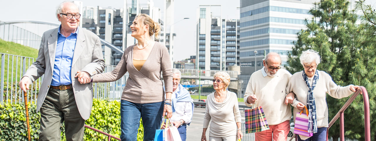 Seniors with Low Vision Enjoying Life